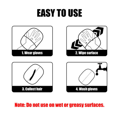 Gant Anti-Poils – Retire les Poils en 2 Minutes (Canapé, Lit, Vêtements)